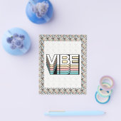 Vibe Retro Aesthetisch Moderne Mood Typografie Flyer (Enkel)