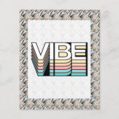 Vibe Retro Aesthetisch Moderne Mood Typografie Flyer (Voorkant)