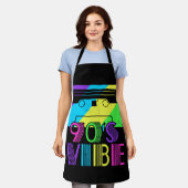 Vibe Retro Aesthetische Costume Party Draag Schort (Gedragen)