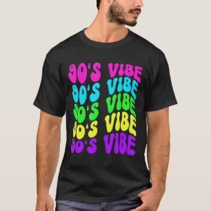 Vibe Retro  jaren '90 Stijlen Partij Musi T-shirt