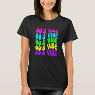 Vibe Retro  jaren '90 Stijlen Partij Musi T-shirt