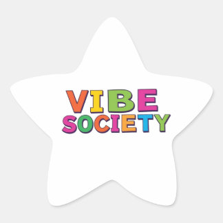 Vibe Samenleving Ster Sticker