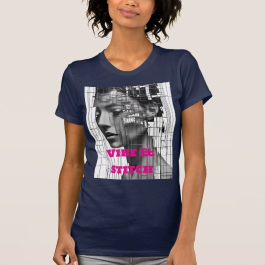 Vibe & Stitch T-shirt (Voorkant)