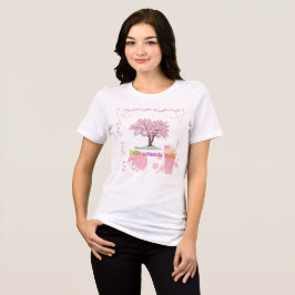 Vibe Trekt Stam aan Tri-Blend Shirt