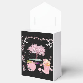 Vibe trekt Stam aan zwart Bedankdoosjes
