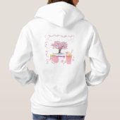 Vibe Trekt Stam Kersenbloesem Hoodie  (Achterkant)