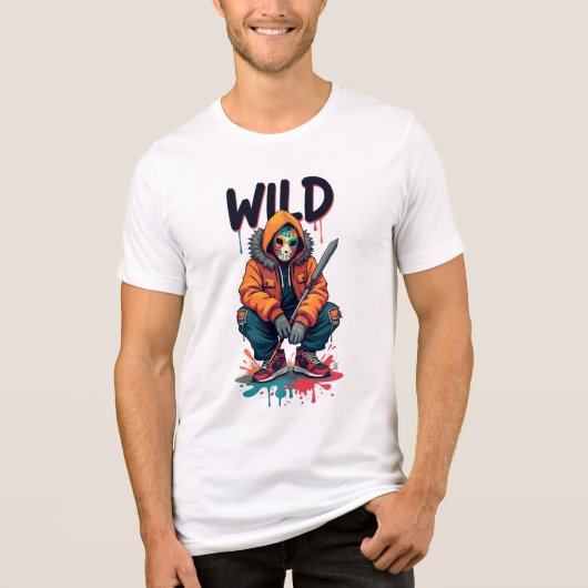 Vibe van de straten Tri-Blend shirt (Voorkant)