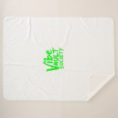 Vibe Vault Society Sherpa Deken (Voorkant (horizontaal))