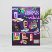 Vibe-Wenskaart van 80 Feestdagenkaart (Staand voorkant)