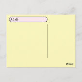 Vibe Wildbloemen met ID Box 70 Briefkaart (Achterkant)