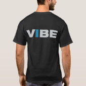 VIBE (zwart) T-shirt - voor + achter (Achterkant)