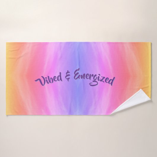 Vibed & energieke badhanddoek (Badhanddoek)