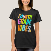 Vibes 1e dag van schoolretro Vinta T-shirt (Voorkant)