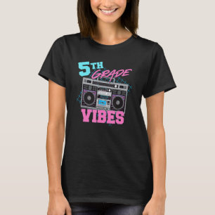 Vibes 80s Boombox terug naar Schoo T-shirt