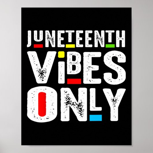 Vibes alleen 1865 Onafhankelijkheidsdag Poster (Voorkant)