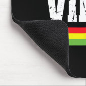 Vibes alleen juni 19 1865 Vibes vieren zwarte gesc Muismat (Hoek)