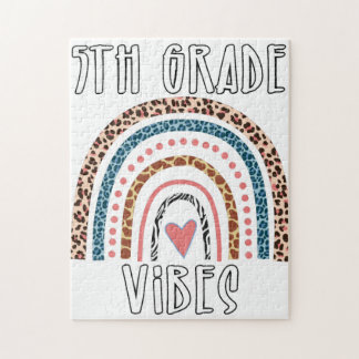 Vibes alleen Zebra Giraffe Cheetah Regenboog Legpuzzel