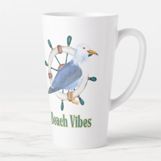 Vibes beach latte mok (Rechts)