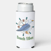 Vibes beach seltzer blikjeskoeler (Seltzer Achterkant)