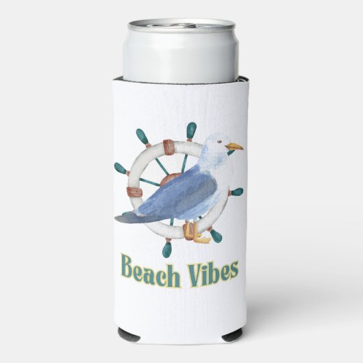 Vibes beach seltzer blikjeskoeler (Seltzer Achterkant)