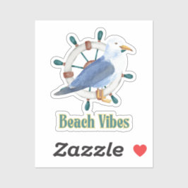 Vibes beach sticker
