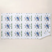 Vibes beach strandlaken (Voorkant)