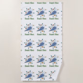 Vibes beach strandlaken (Voorkant)