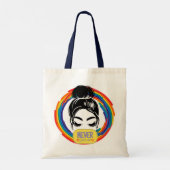 Vibes Canvas tas - Nooit opgeven (Achterkant)