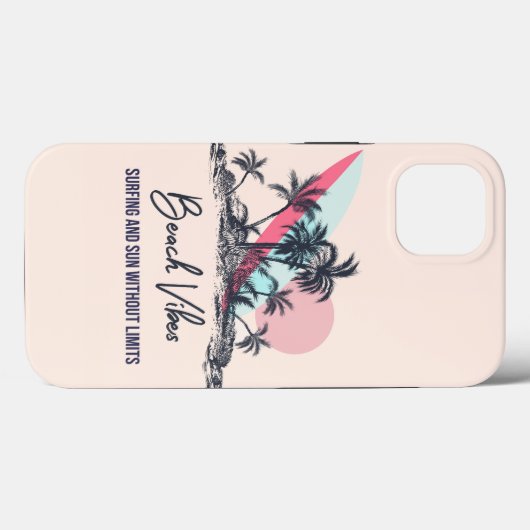 Vibes Case-Mate iPhone Case (Achterkant (horizontaal))