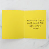 Vibes Classic Car Verjaardag Kaart (Binnen)