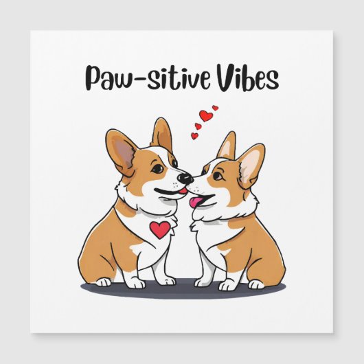 Vibes Corgis in liefde (Voorkant)