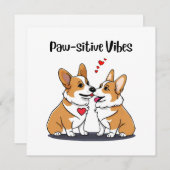 Vibes Corgis in liefde (Voorkant / Achterkant)
