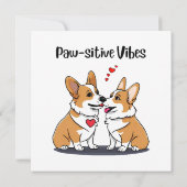 Vibes Corgis in liefde (Achterkant)
