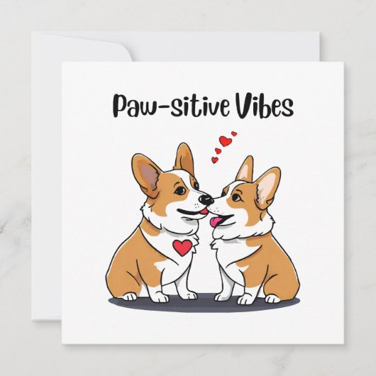 Vibes Corgis in liefde (Voorkant)