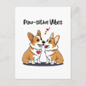 Vibes Corgis in liefde Informatiekaartje (Achterkant)