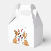 Vibes Corgis in Love Bedankdoosjes (Achterkant)