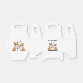 Vibes Corgis in Love Bedankdoosjes (Uitgevouwen)