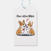 Vibes Corgis in Love Cadeaulabel (Achterkant)