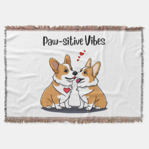 Vibes Corgis in Love Deken