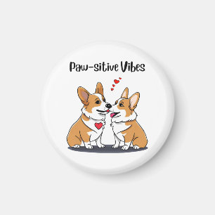 Vibes Corgis verliefd Magneet