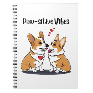 Vibes Corgis verliefd Notitieboek