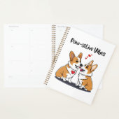 Vibes Corgis verliefd Planner (Display)