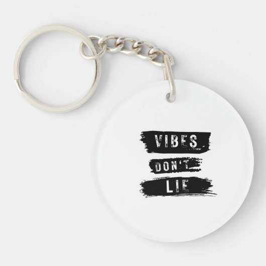 Vibes Don't Lie Sleutelhanger (Voorkant)