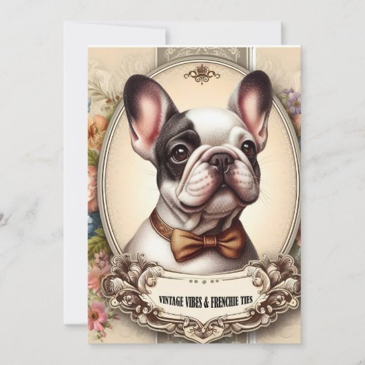 Vibes & Frenchie Stropdassen Save The Date (Voorkant)