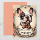 Vibes & Frenchie Stropdassen Save The Date (Voorkant / Achterkant)