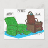 Vibes: GOED...BAD. Briefkaart (Voorkant)