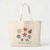 Vibes Grote Tote Bag (Voorkant)