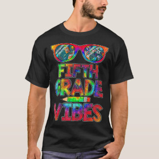 Vibes in de vijfde klas terug naar de eerste schoo t-shirt