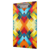 vibes in kleuren: stijlvolle geometrische vormen klembord (Links)