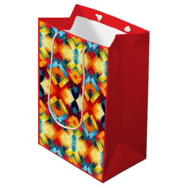 vibes in kleuren: stijlvolle geometrische vormen medium cadeauzakje